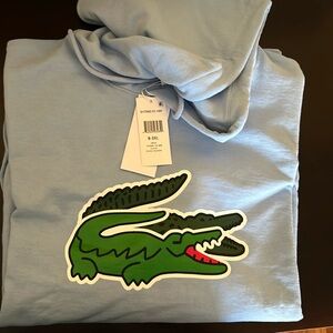 Lacoste light blue sweatshirt